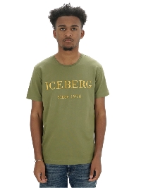 Iceberg Heren Sale T-shirt Groen