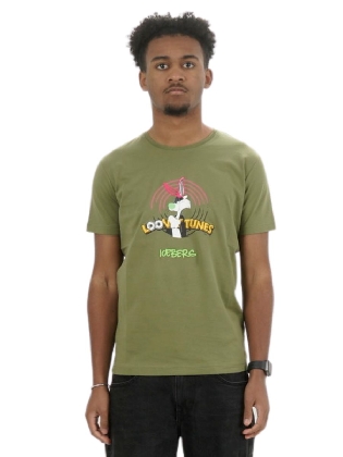 Heren Sale T-shirt Groen