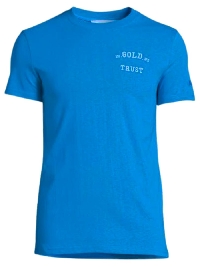 In Gold We Trust T-shirt The Pusha Snorkel Blue