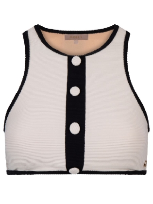 JOSH V BIKINI top Fierre Cream Black								