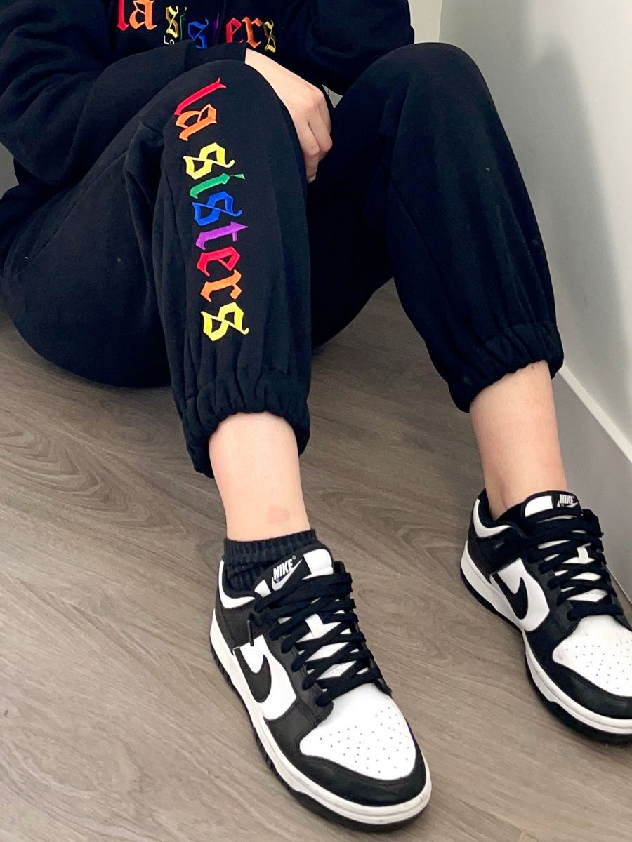 LA Sisters Broek Rainbow Black 34.50