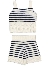 Mayoral Tricot Short Set              Cream-navy