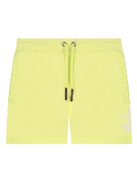 Malelions Junior Signature Swimshort Lime/white