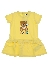 Moschino Kids Jurk Geel Psn