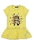 Moschino Kids Jurk Geel Psn