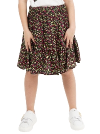 Poplin Skirt Girl Single Colour
