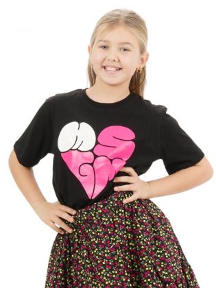 Kids T-shirt Zwart