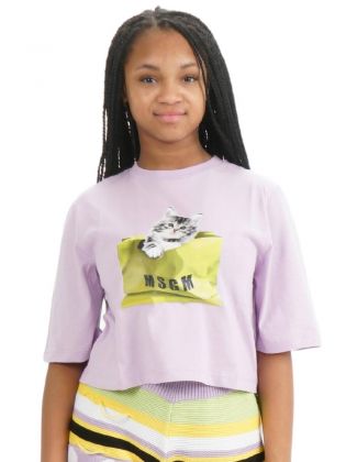 Kids T-shirt Paars