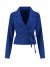 Nikkie By Nikkie Plessen NIKKIE BLOUSE Nula Wrap Royal Blue