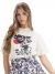 Nikkie By Nikkie Plessen NIKKIE T-SHIRT Paisley Star White