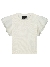 Nik & Nik NIK EN NIK T-SHIRT Volant Sleeve Rib Off White