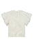 Nik & Nik NIK EN NIK T-SHIRT Volant Sleeve Rib Off White