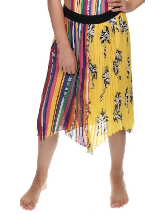 Meisjes Rok Plisse Georgette Lang