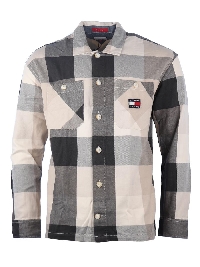 Tjm Bold Check Overshirt Black Check