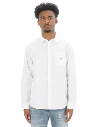 TOMMY JEANS BY TOMMY HILFIGER OVERHEMD Linen White
