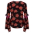 Wanderlust Sale Blouse Lupito Rose Print Black