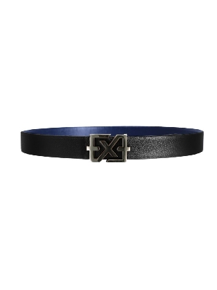 					XPLCT SALE RIEM Brand Silver Buckle Black Navy								
