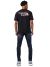 XPLCT Heren Shirt Origami Logo Zwart