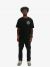 Just Cavalli T-shirt Black Met Rond Wit Logo