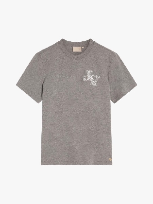 JOSH V T-SHIRT Dorie Icon Graphite Melange