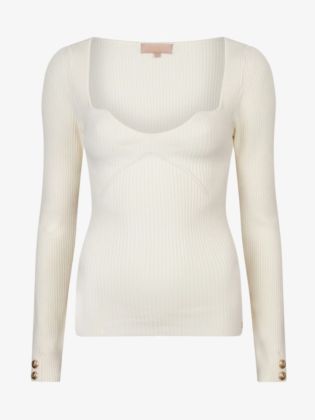 Tops Knitwear Aletta Cocoon White