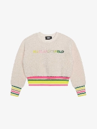 Karl Lagerfeld Kids Sweater-shirt Ecru