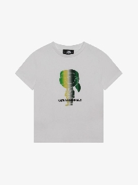 Karl Lagerfeld Kids T-shirt Korte Mouwen Wit