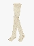 Le Chic Relif Knitted Tights Pearled Ivory