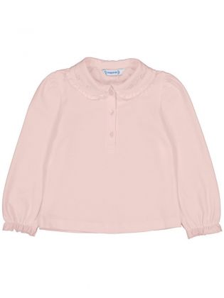 L/s Basic Polo                Rose