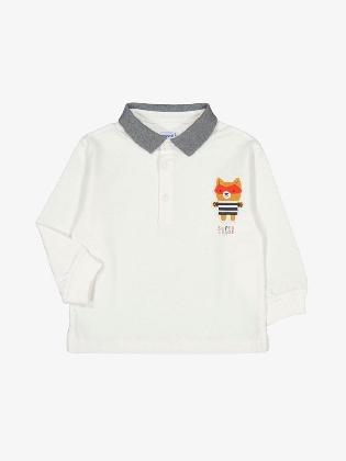 L/s Polo                      Cream