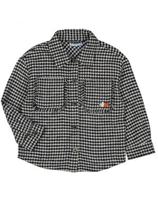 Checked Overshirt             Black