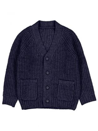 Knit Cardigan                 Navy