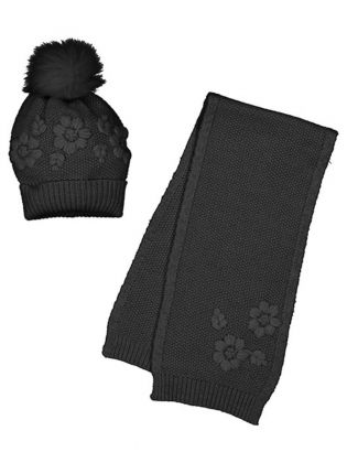 Hat-scarf Set                 Black