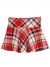 Mayoral Check Skirt                   Red