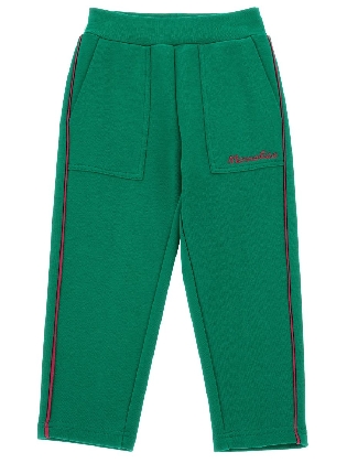 Pantaloni Con Profili Fel Felpa Cotone Ferma Unita