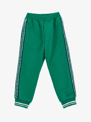 Jogger C/bande Felpa Coto Felpa Cotone Ferma Unita