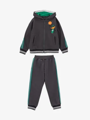 Jongens Joggingpak Daffy Duck Donkergrijs 