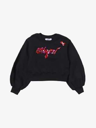 Sweatshir Girl Nero-black