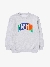 MSGM Junior Sweatshirt Boy Grigio Mel. Chiaro-light Grey Melange