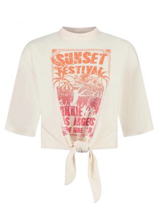 NIKKIE T-SHIRT Festival Knot Sun Orange