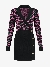 Nikkie By Nikkie Plessen Tuuli Dress Black/raspberry Rose