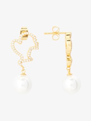 Oorbellen Pearls Gold