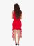 Reinders Dames Jurk Rosie Ruffles Rood