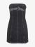 Tommy Hilfiger Tube Dress Dg7081 1by Denim Black