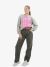 Alix The Label Dames Trui Label Oversized Fit Grijs