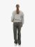Alix The Label Dames Trui Label Oversized Fit Grijs