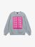 Alix The Label Dames Trui Label Oversized Fit Grijs