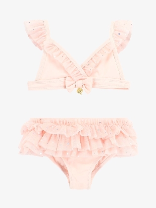 Meisjes Bikini Algarve Sparkle Pale Pink