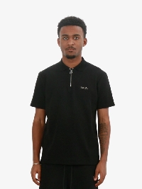 Balr Heren Polo Q-series Regular Fit Polo Shirt Jet Black Xs