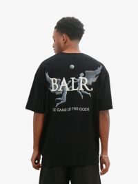 Balr Heren Shirt Game Of The Gods Box Fit T-shirt Jet Black Xs